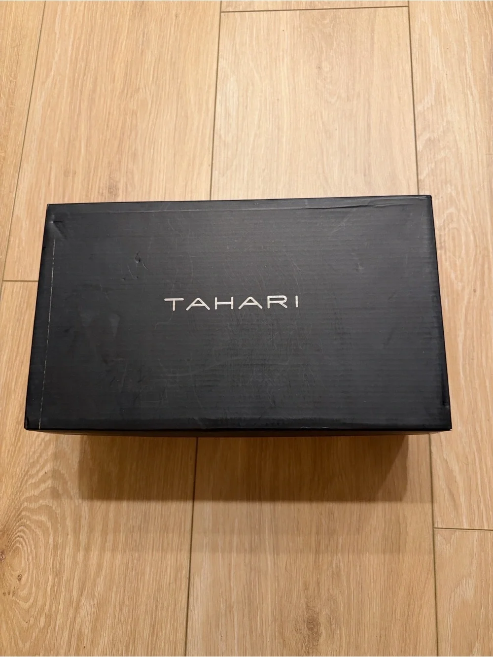 Tahari Black Braided Bit Slip-On Loafers with White Stitching